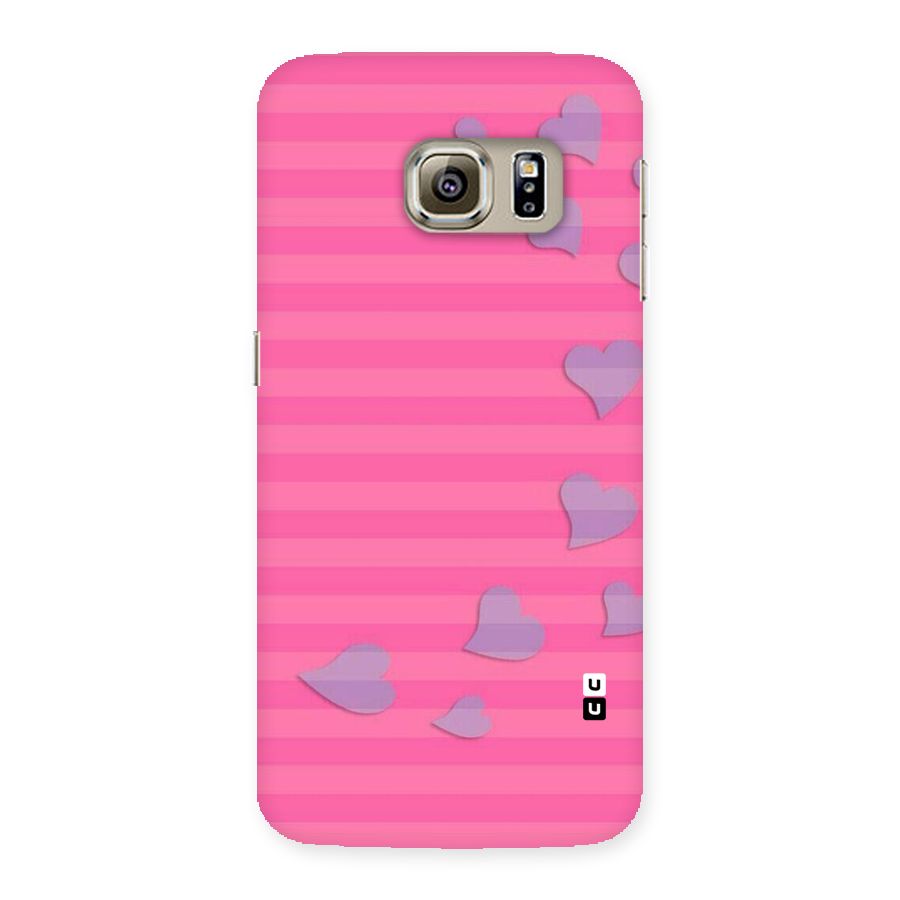 Light Heart Stripes Back Case for Samsung Galaxy S6 Edge