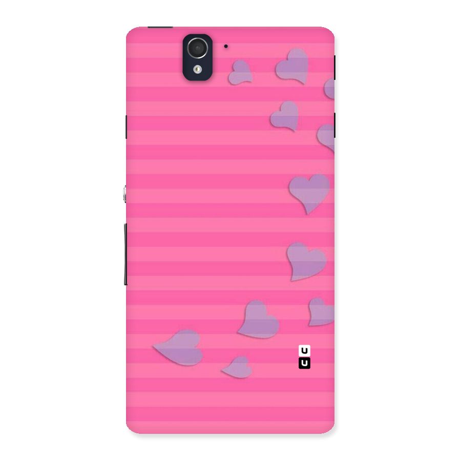 Light Heart Stripes Back Case for Sony Xperia Z