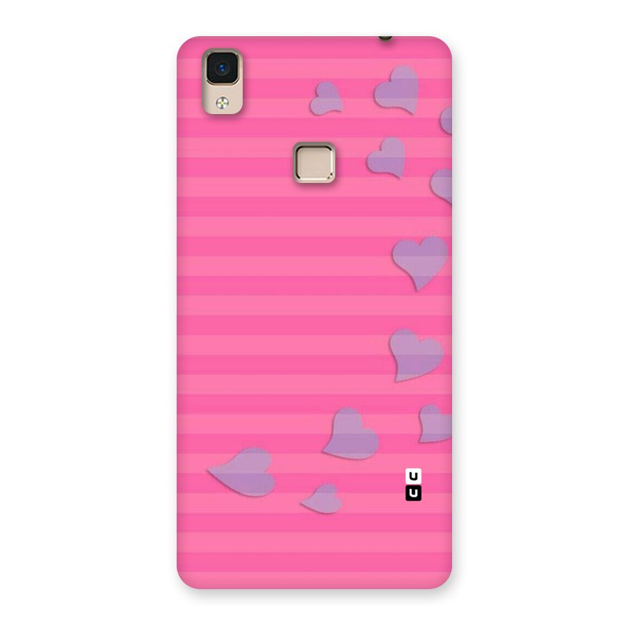 Light Heart Stripes Back Case for V3 Max