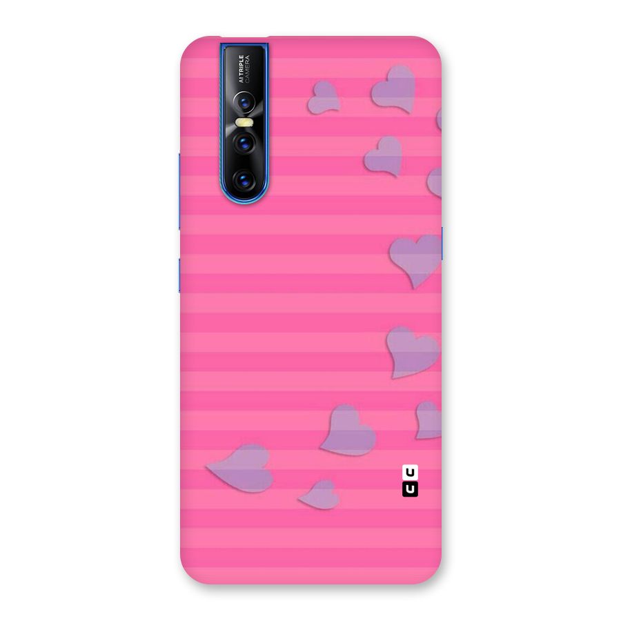 Light Heart Stripes Back Case for Vivo V15 Pro