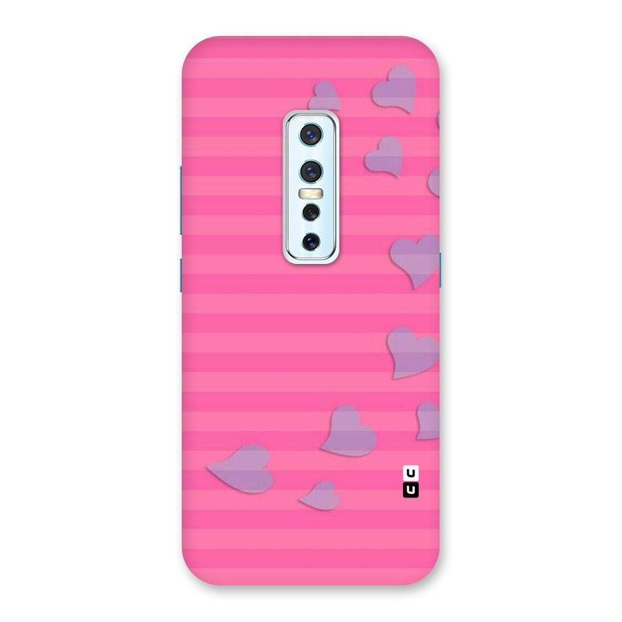 Light Heart Stripes Back Case for Vivo V17 Pro