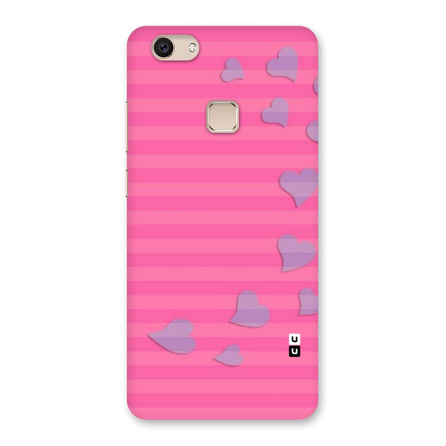 Light Heart Stripes Back Case for Vivo V7