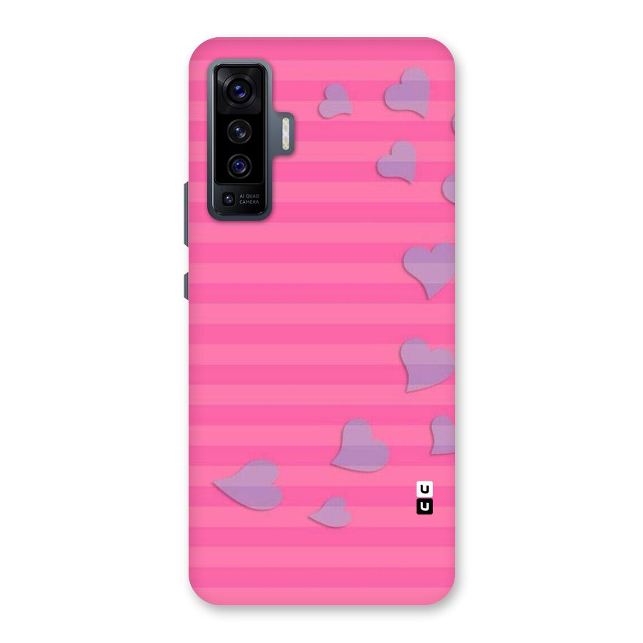 Light Heart Stripes Back Case for Vivo X50