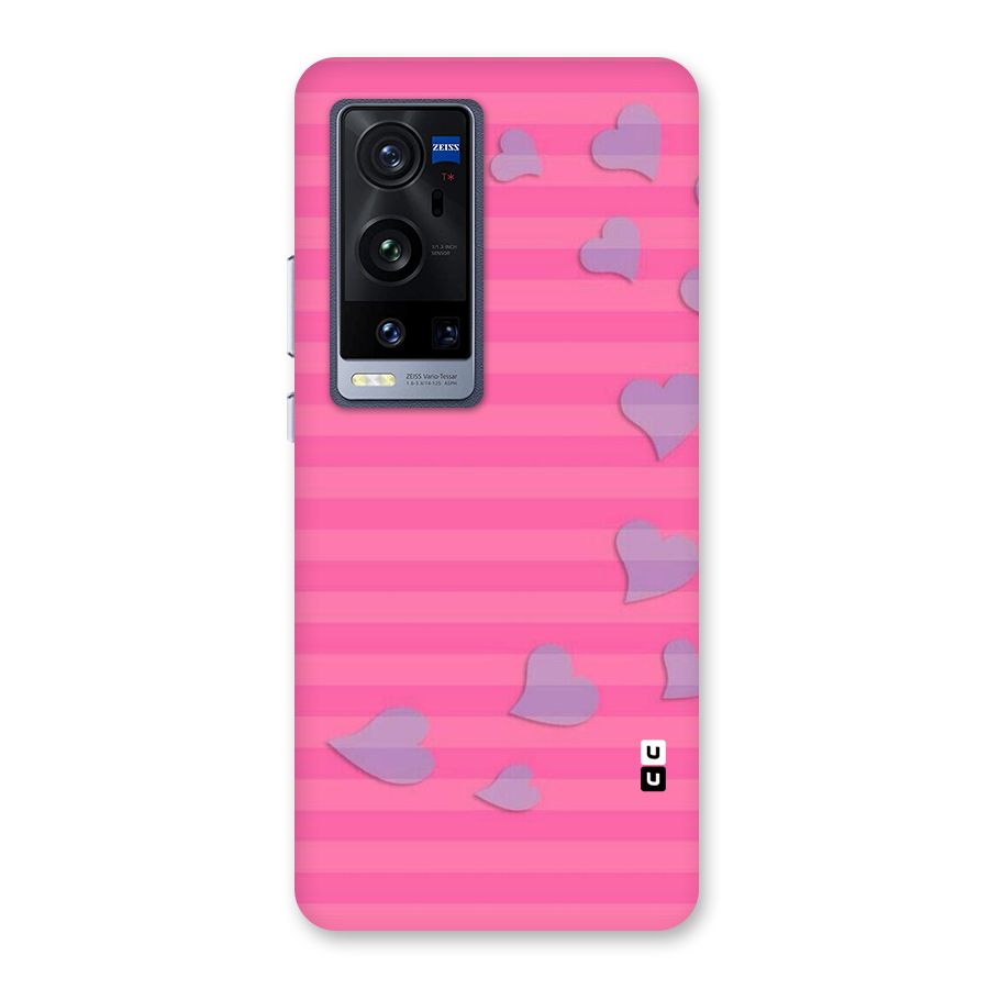 Light Heart Stripes Back Case for Vivo X60 Pro Plus