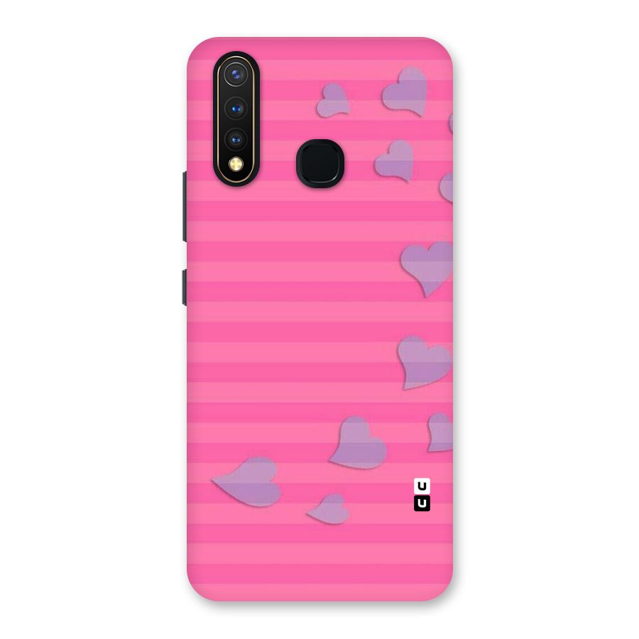 Light Heart Stripes Back Case for Vivo Y19