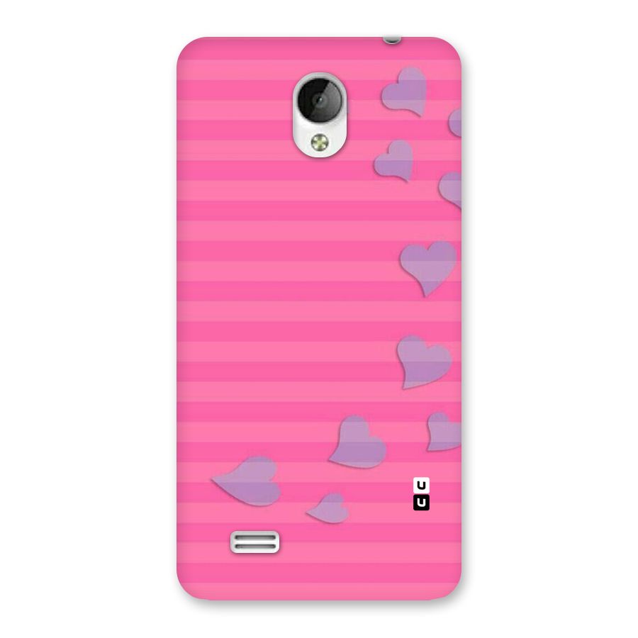 Light Heart Stripes Back Case for Vivo Y21