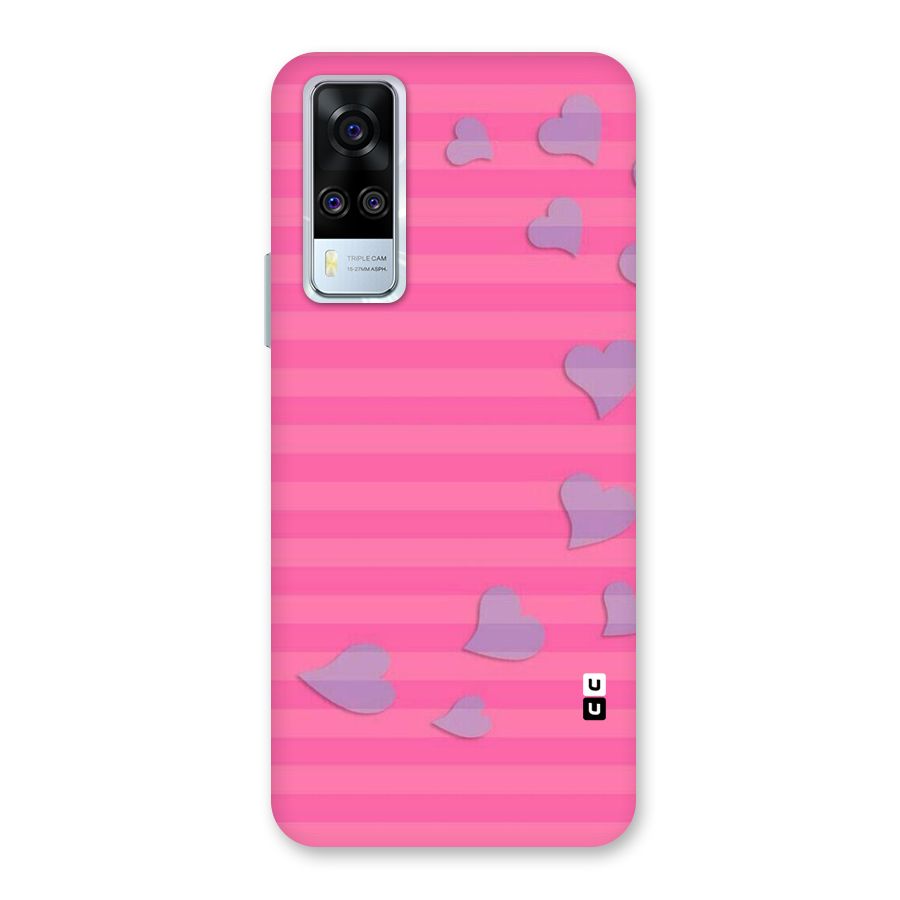 Light Heart Stripes Back Case for Vivo Y31