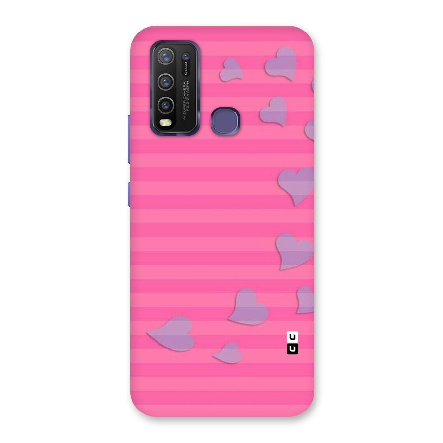 Light Heart Stripes Back Case for Vivo Y50