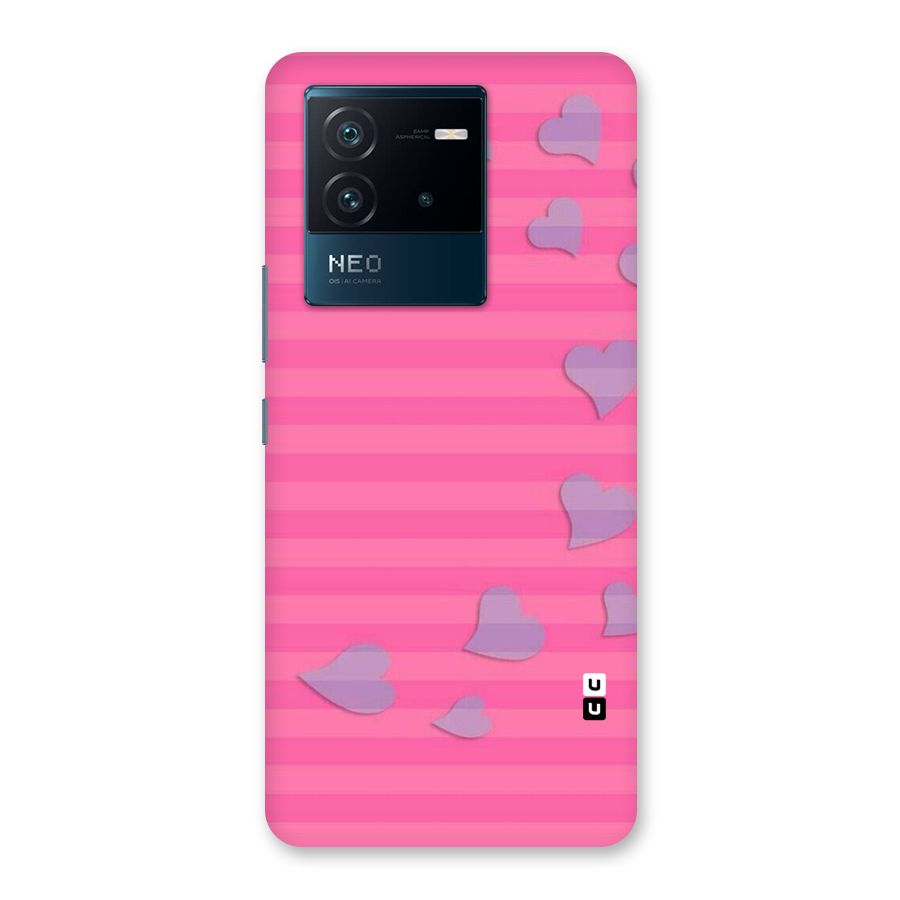 Light Heart Stripes Back Case for Vivo iQOO Neo 6 5G