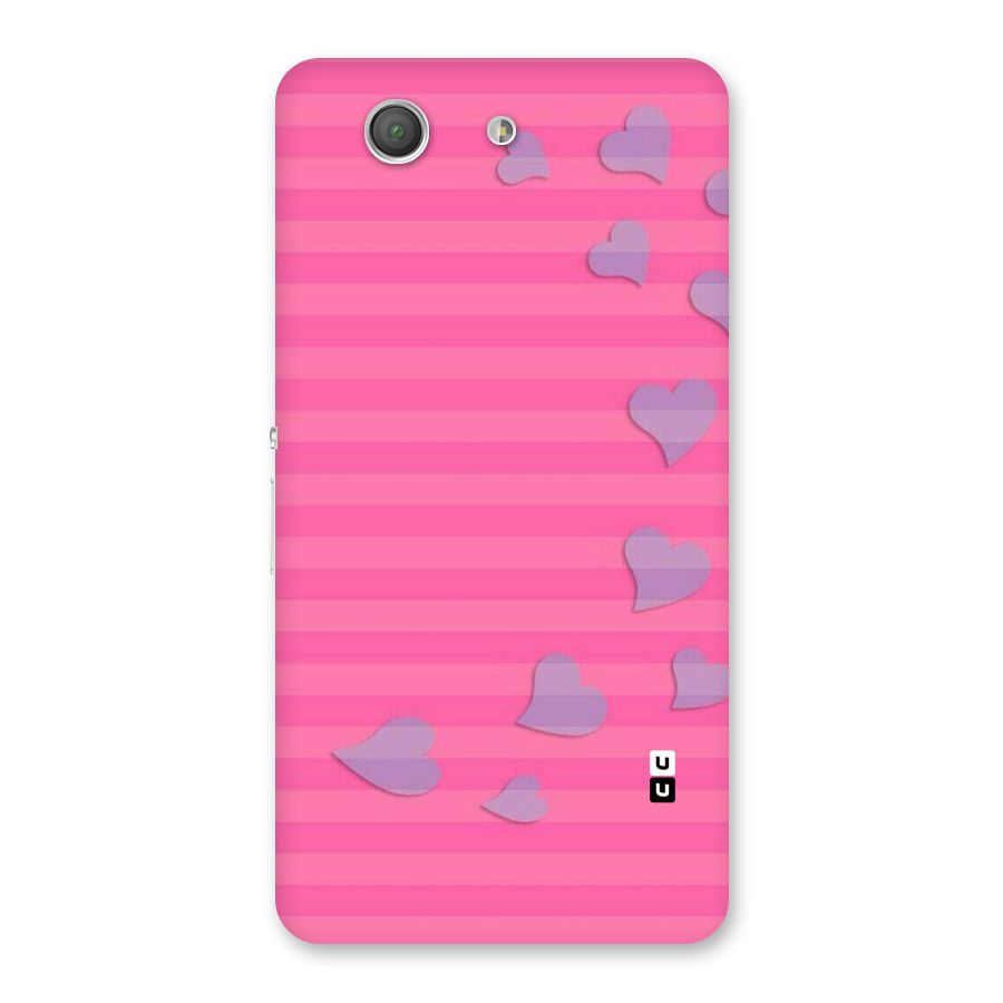 Light Heart Stripes Back Case for Xperia Z3 Compact