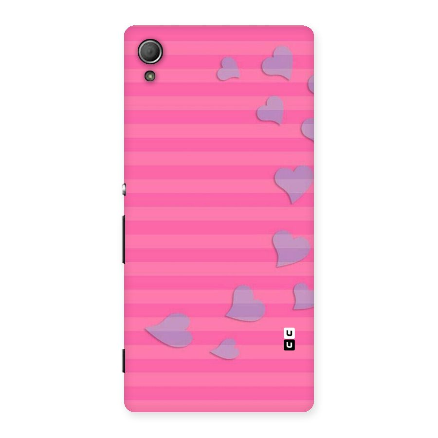 Light Heart Stripes Back Case for Xperia Z3 Plus