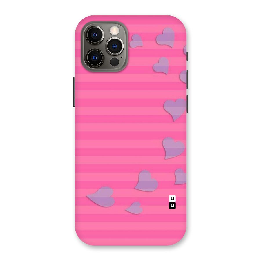 Light Heart Stripes Back Case for iPhone 12 Pro