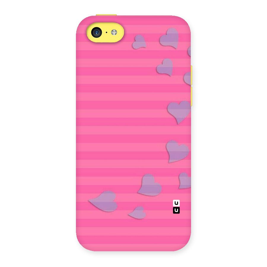 Light Heart Stripes Back Case for iPhone 5C