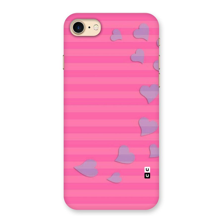 Light Heart Stripes Back Case for iPhone 7