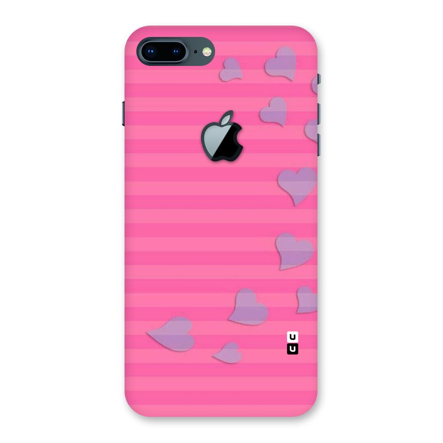 Light Heart Stripes Back Case for iPhone 7 Plus Apple Cut