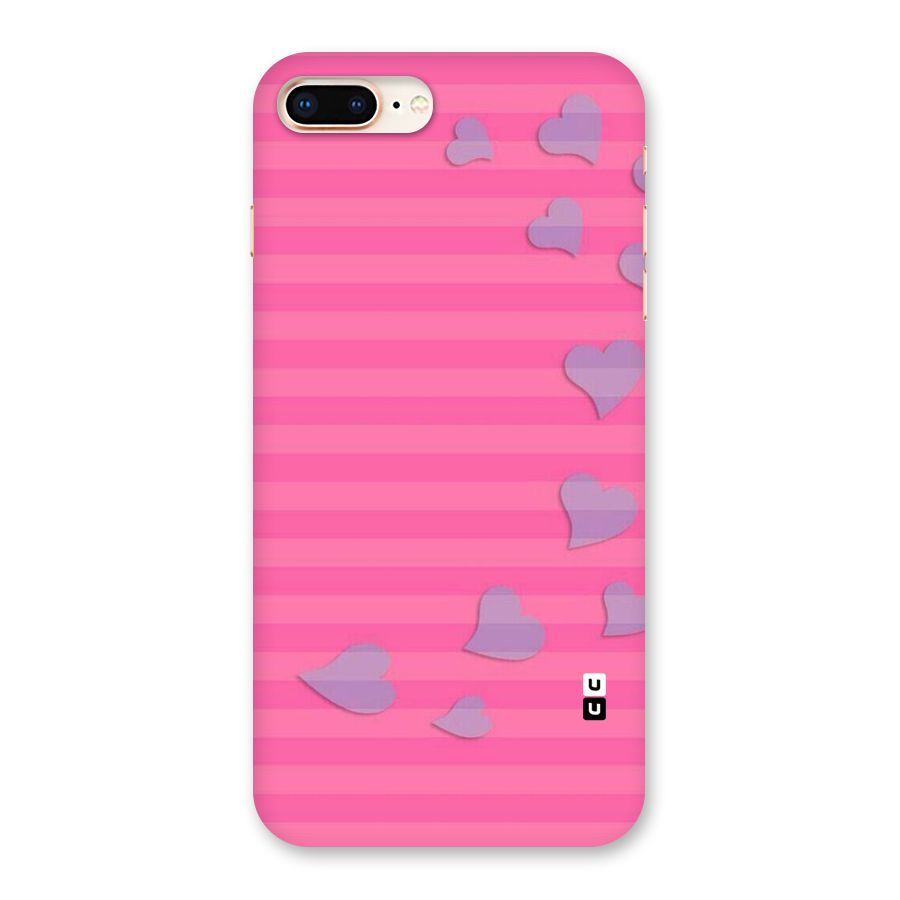 Light Heart Stripes Back Case for iPhone 8 Plus