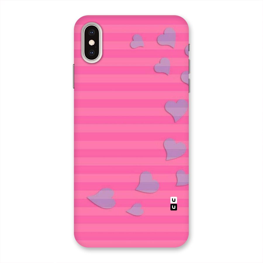 Light Heart Stripes Back Case for iPhone XS Max