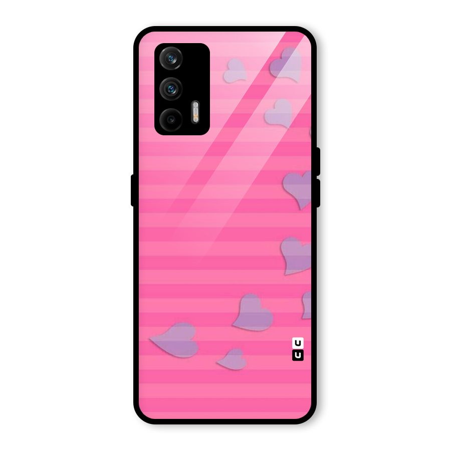 Light Heart Stripes Glass Back Case for Realme GT 5G