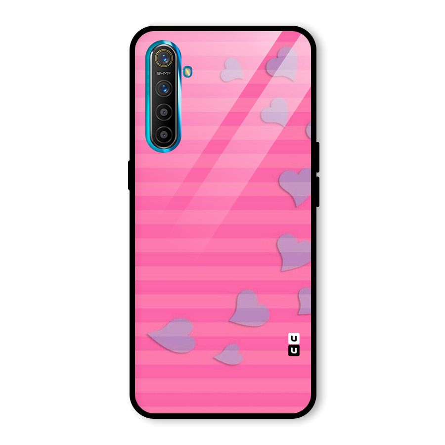 Light Heart Stripes Glass Back Case for Realme X2