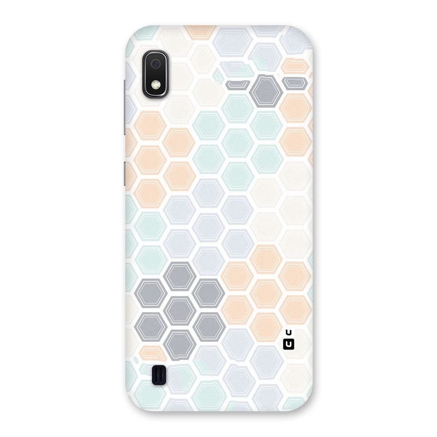 Light Hexagons Back Case for Galaxy A10