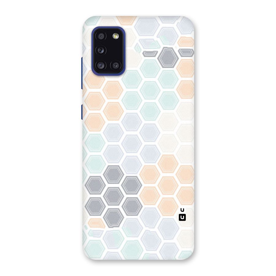Light Hexagons Back Case for Galaxy A31