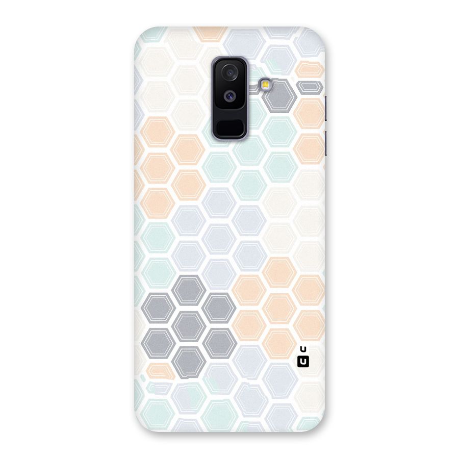 Light Hexagons Back Case for Galaxy A6 Plus