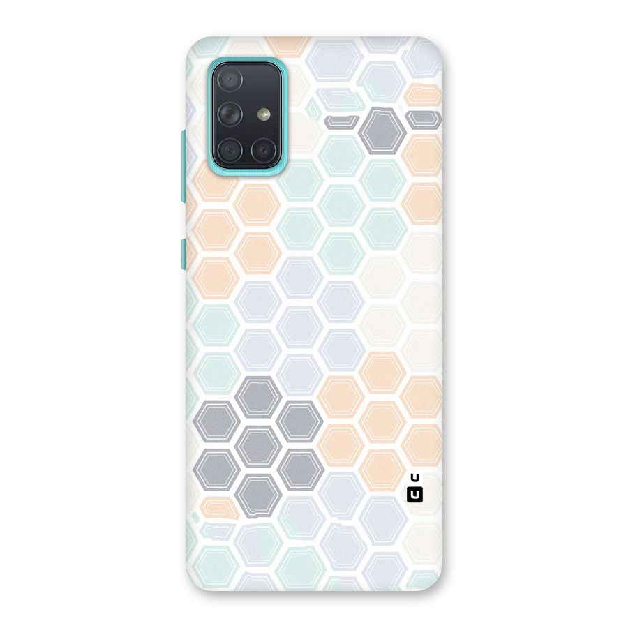 Light Hexagons Back Case for Galaxy A71