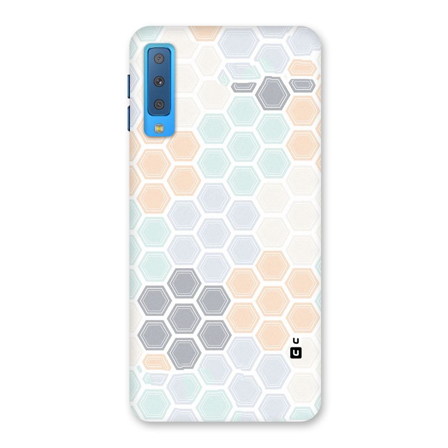 Light Hexagons Back Case for Galaxy A7 (2018)