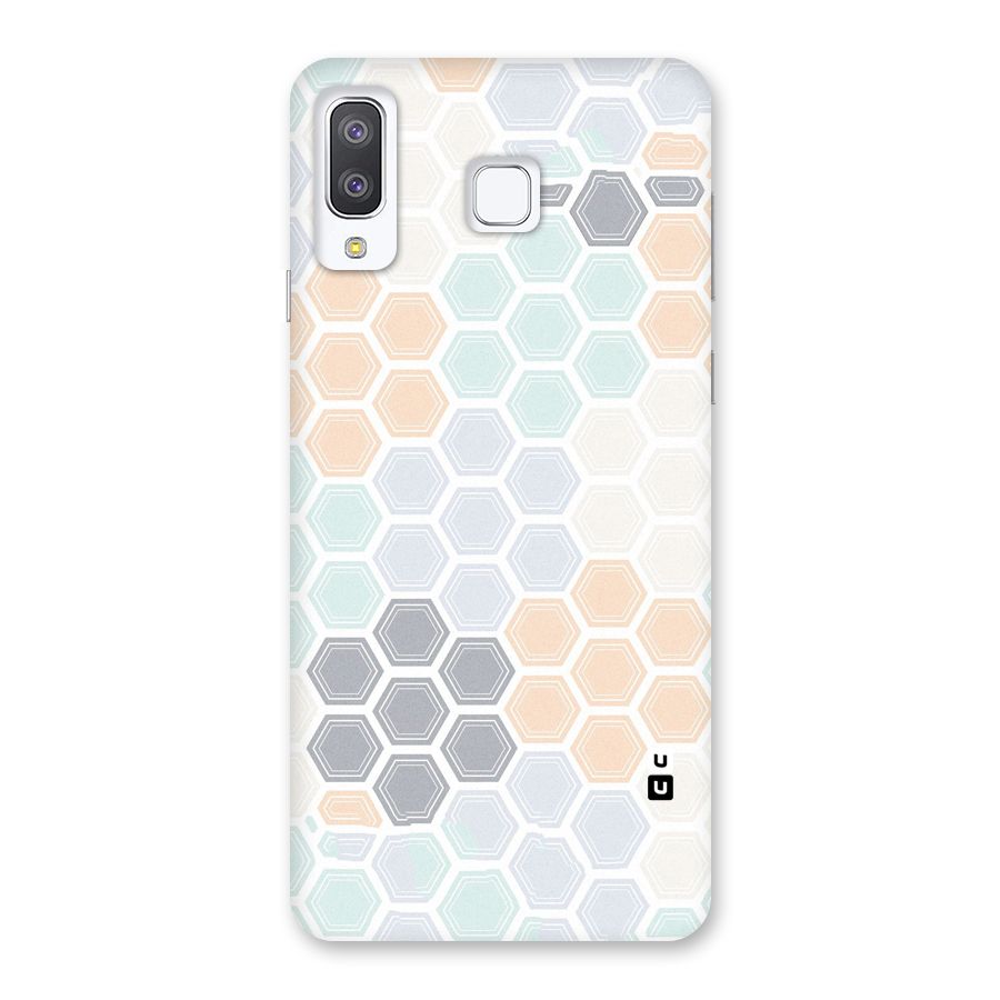Light Hexagons Back Case for Galaxy A8 Star