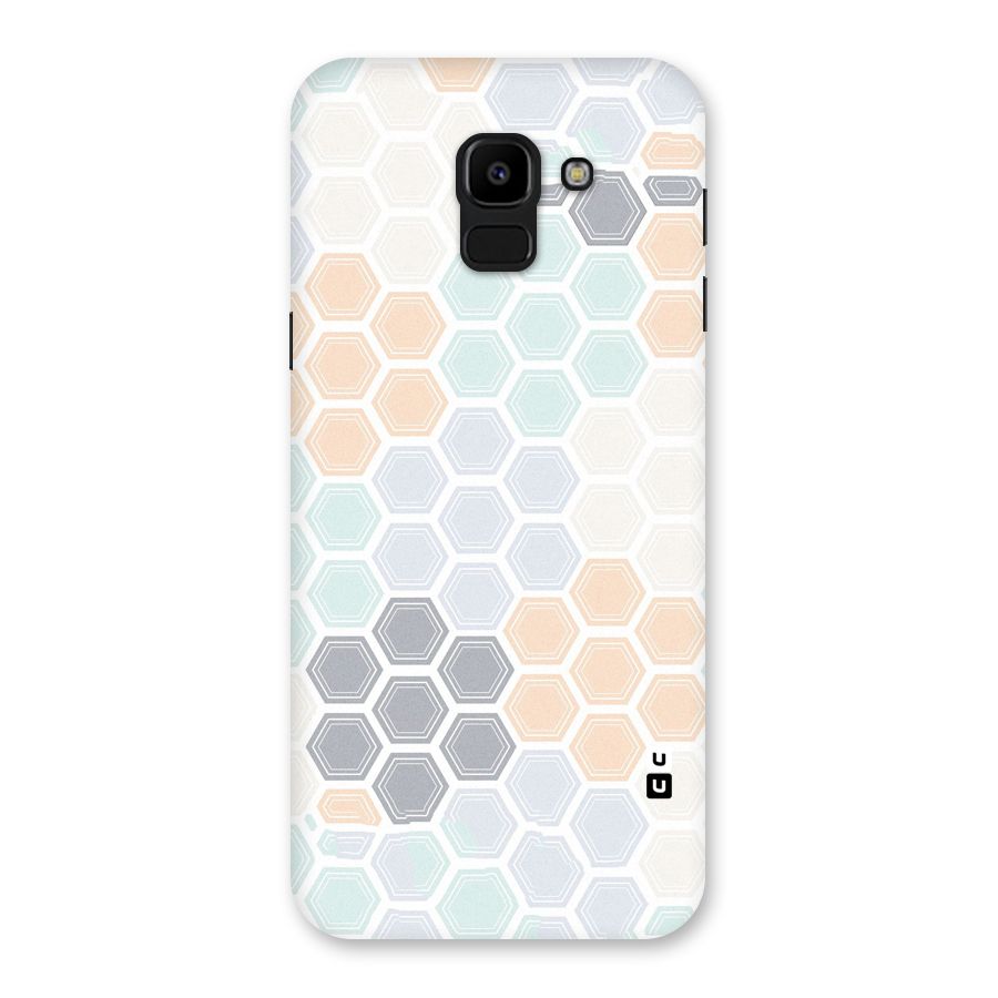 Light Hexagons Back Case for Galaxy J6