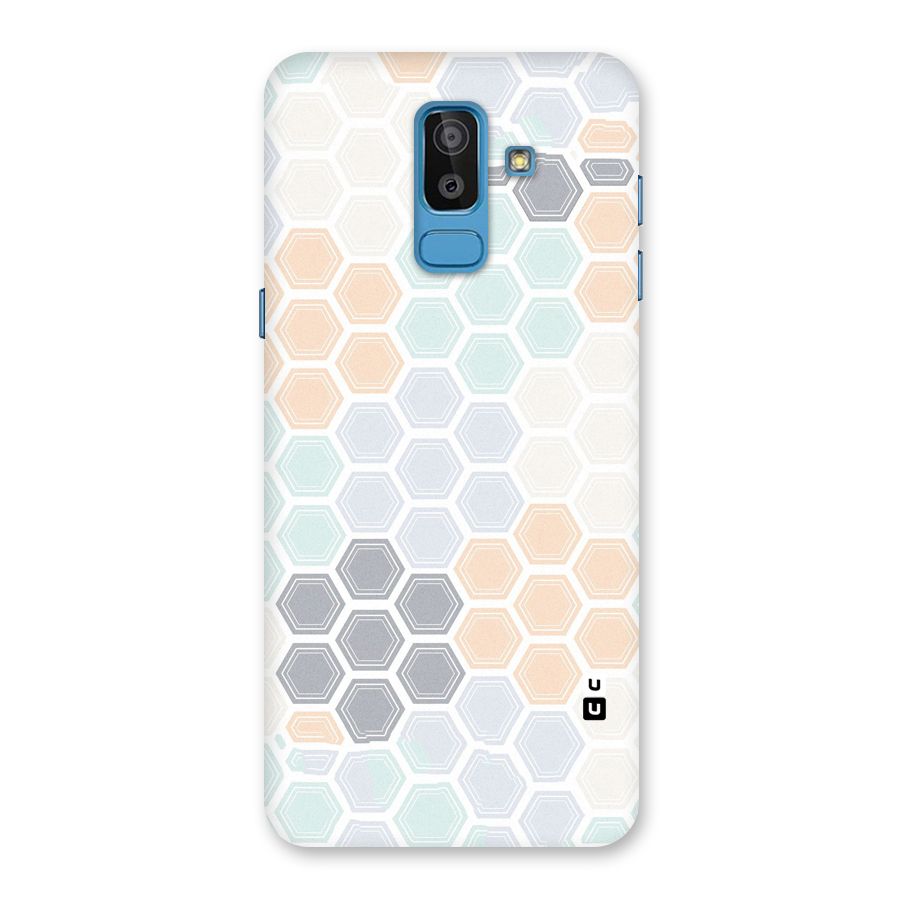Light Hexagons Back Case for Galaxy J8