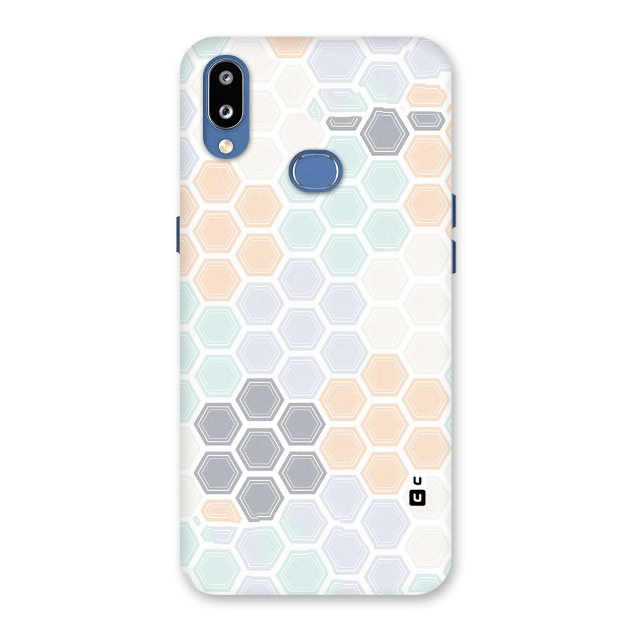 Light Hexagons Back Case for Galaxy M01s