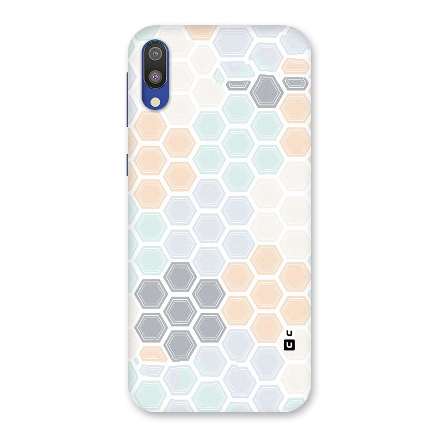Light Hexagons Back Case for Galaxy M10