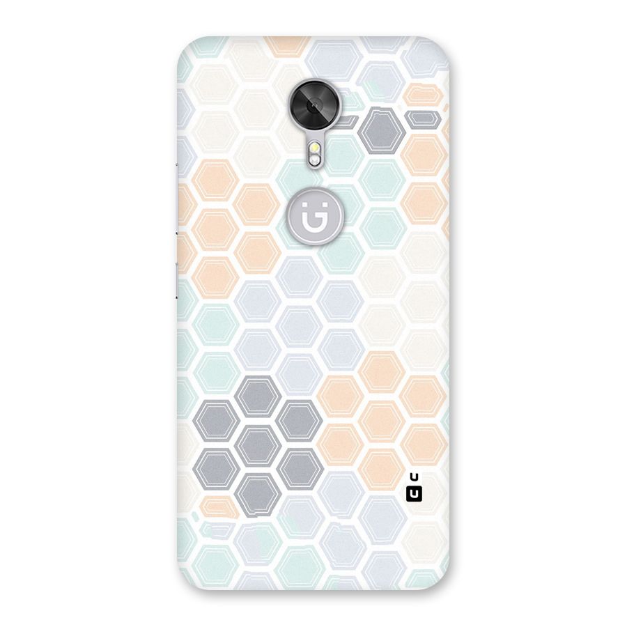 Light Hexagons Back Case for Gionee A1