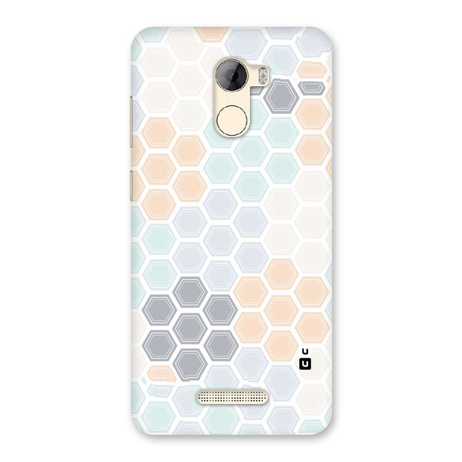 Light Hexagons Back Case for Gionee A1 LIte