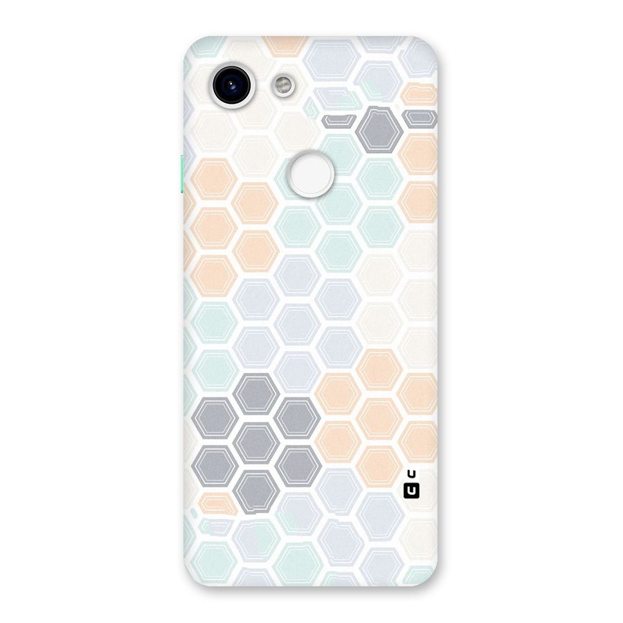 Light Hexagons Back Case for Google Pixel 3