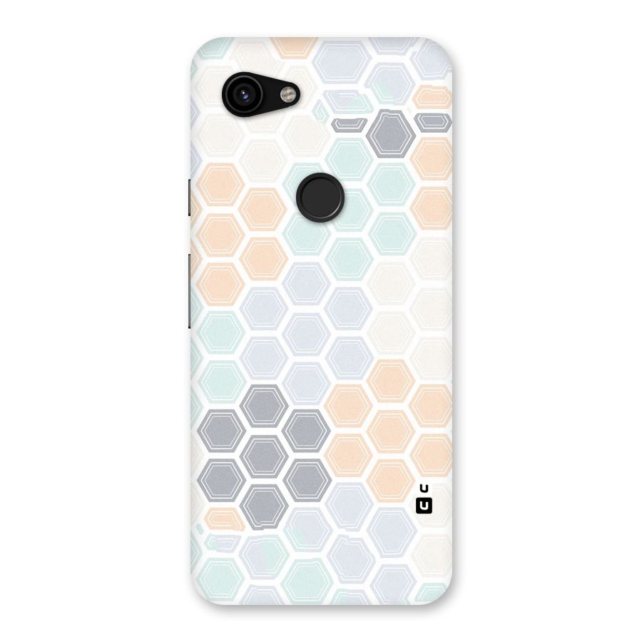 Light Hexagons Back Case for Google Pixel 3a