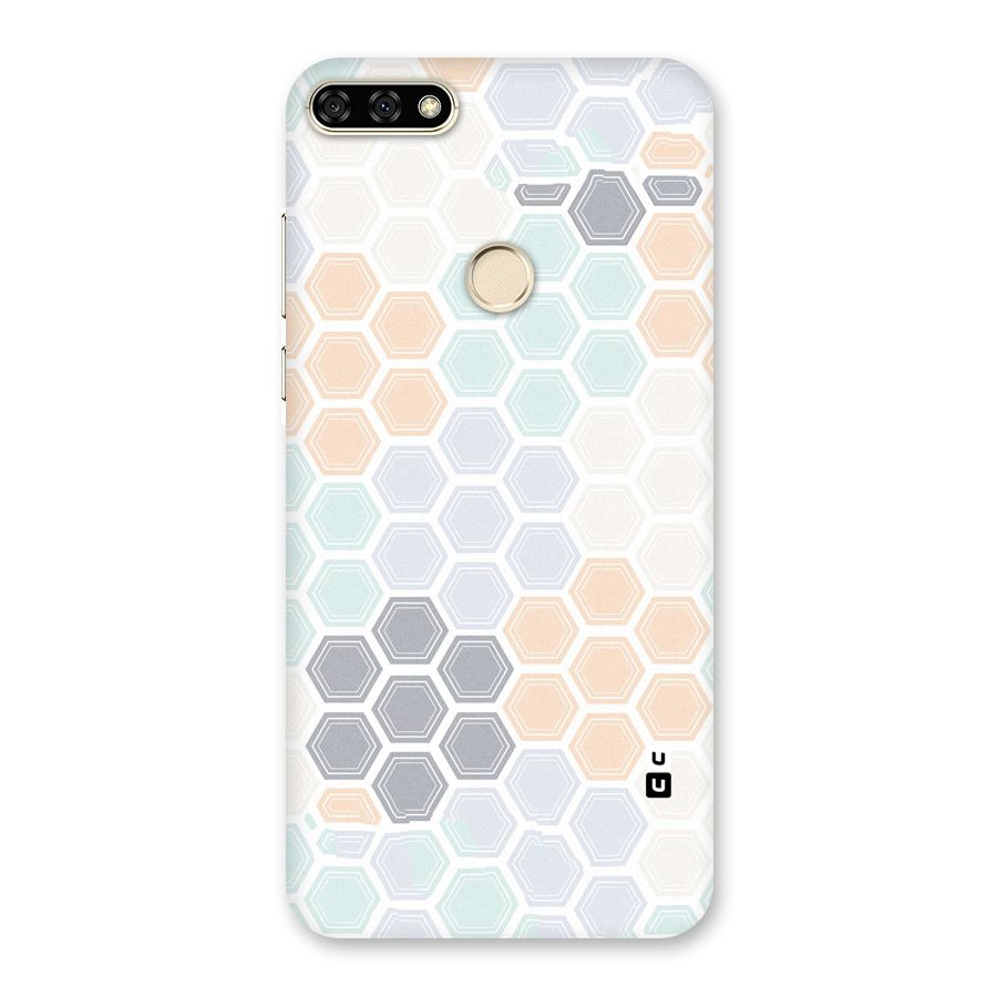 Light Hexagons Back Case for Honor 7A