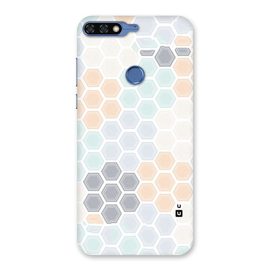 Light Hexagons Back Case for Honor 7C