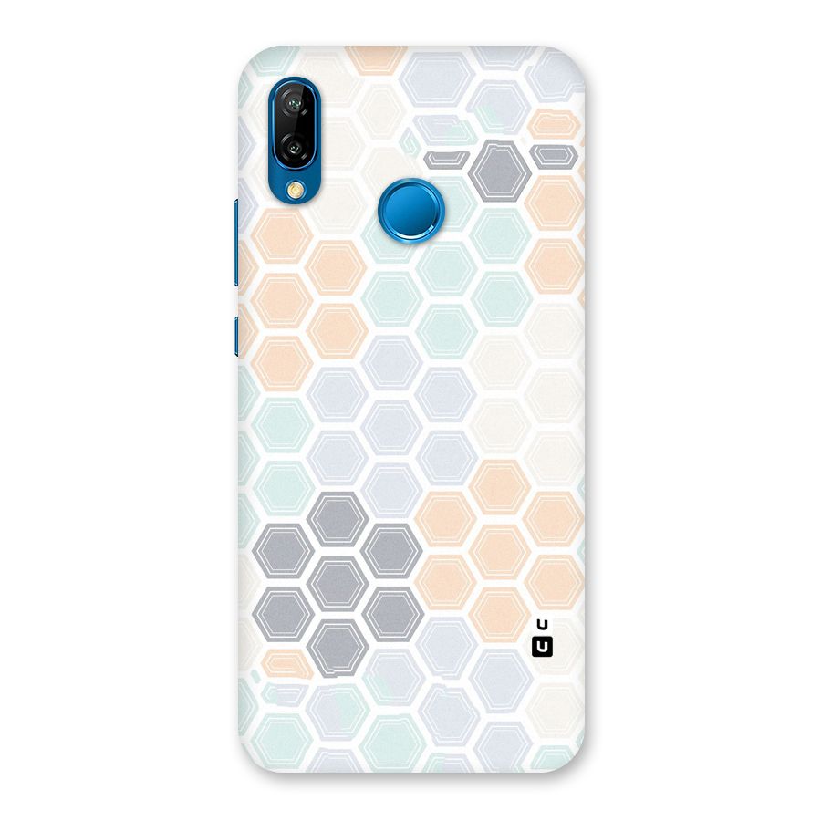 Light Hexagons Back Case for Huawei P20 Lite