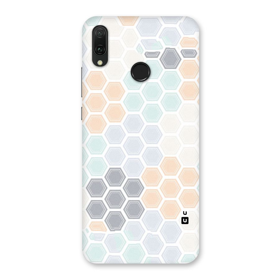 Light Hexagons Back Case for Huawei Y9 (2019)
