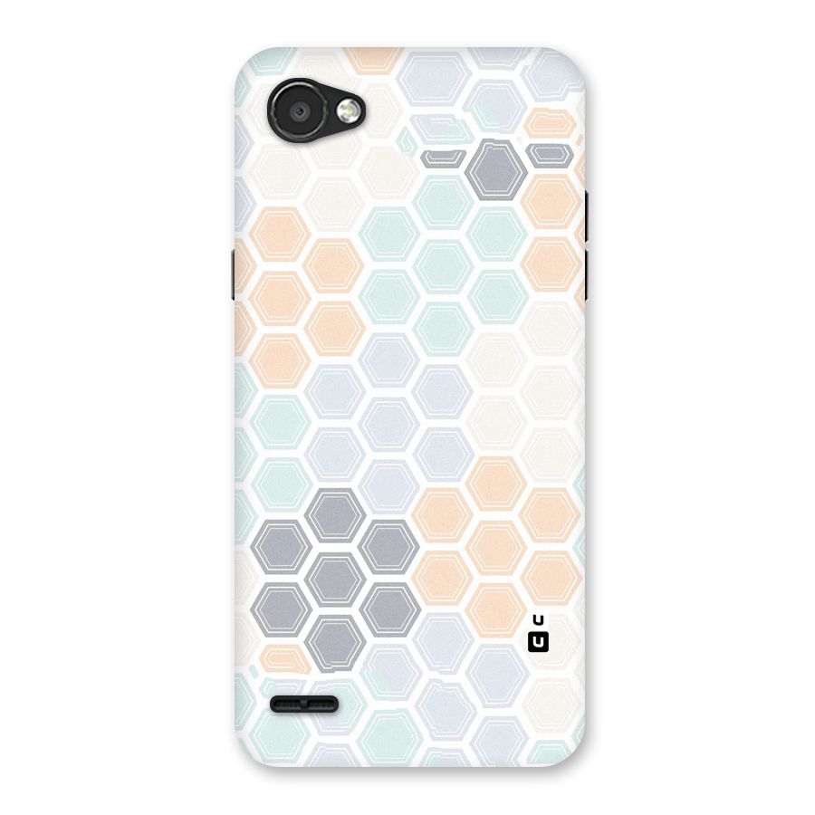 Light Hexagons Back Case for LG Q6