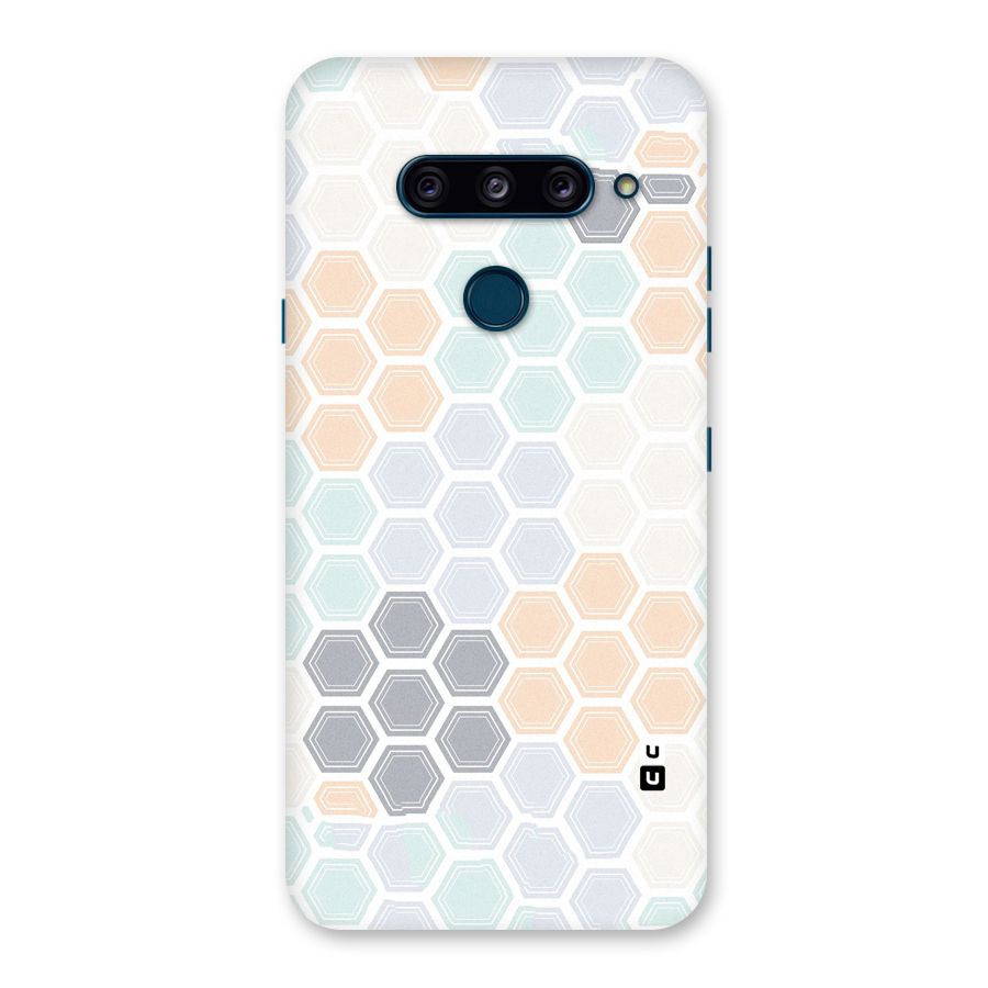 Light Hexagons Back Case for LG  V40 ThinQ