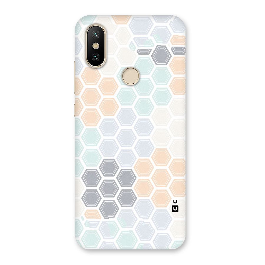 Light Hexagons Back Case for Mi A2