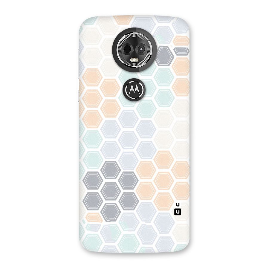 Light Hexagons Back Case for Moto E5 Plus