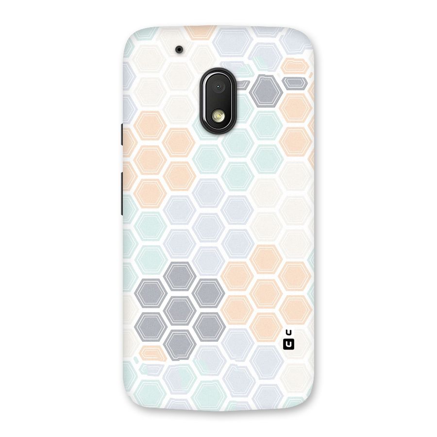 Light Hexagons Back Case for Moto G4 Play
