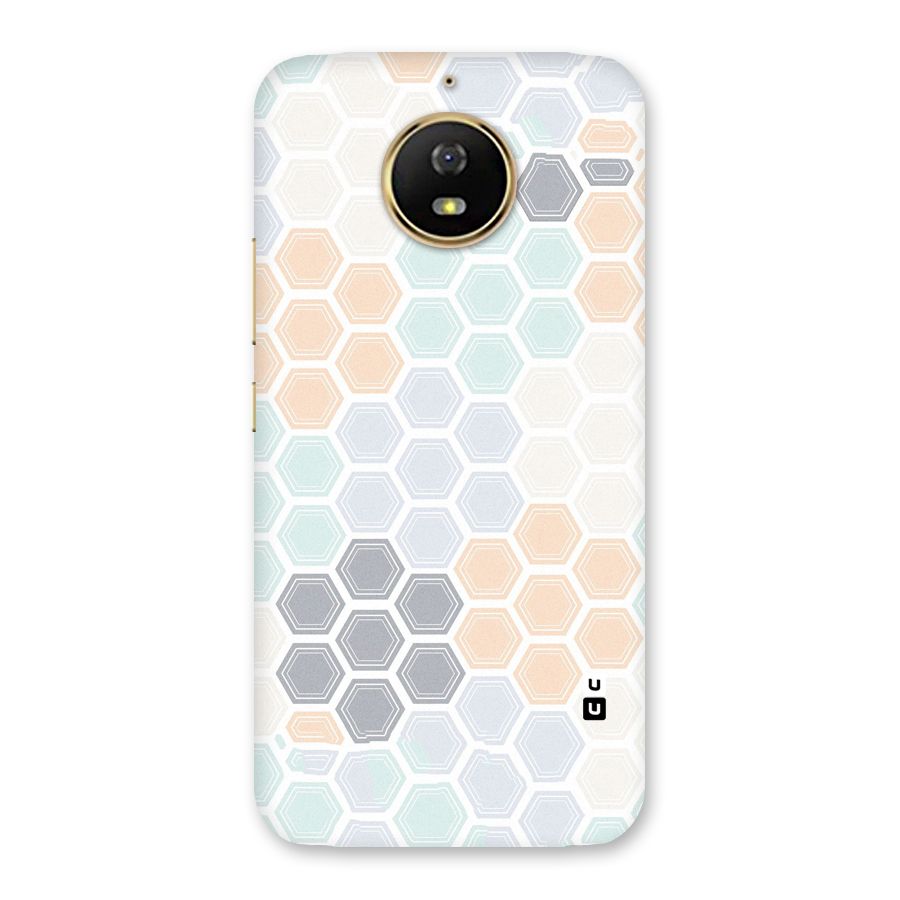 Light Hexagons Back Case for Moto G5s