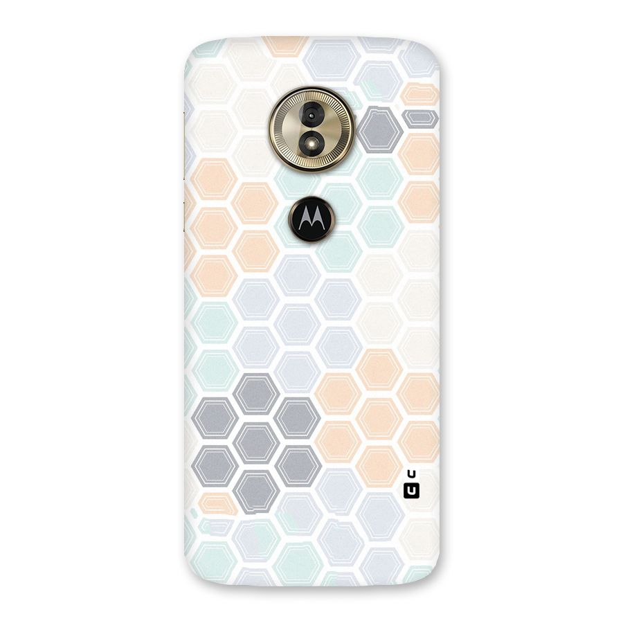 Light Hexagons Back Case for Moto G6 Play