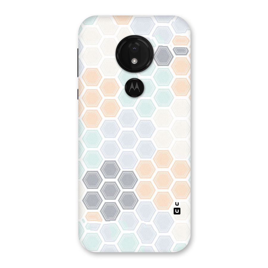 Light Hexagons Back Case for Moto G7 Power