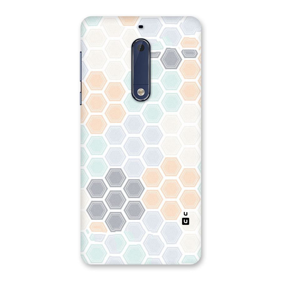 Light Hexagons Back Case for Nokia 5
